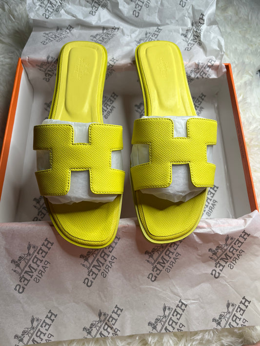 Yellow Oran Sandals (pre-order)