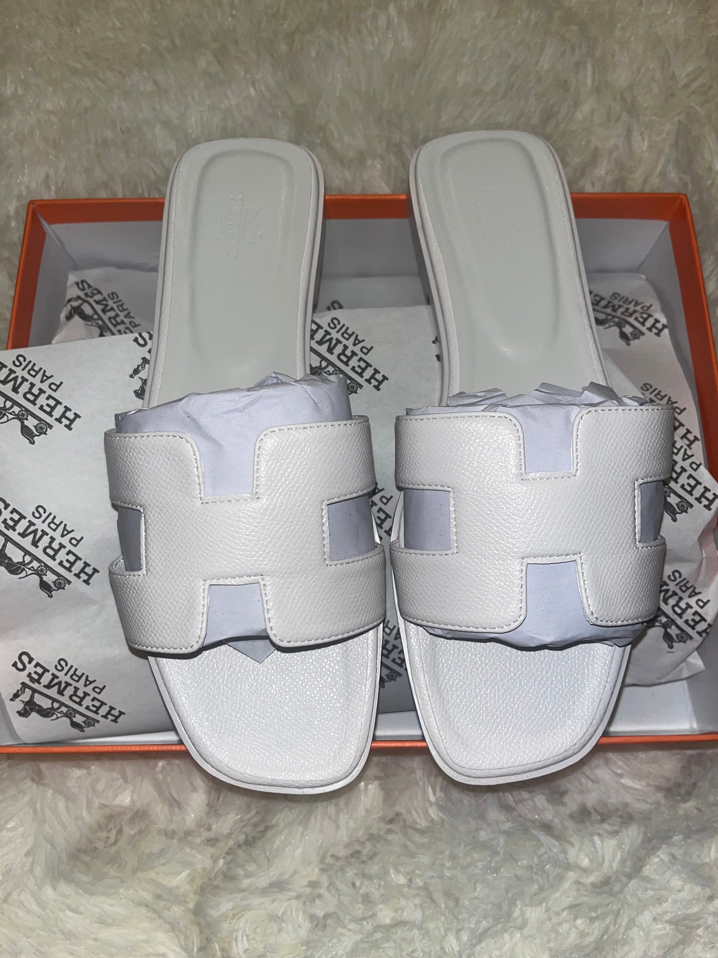 White Oran Sandals (pre-order)