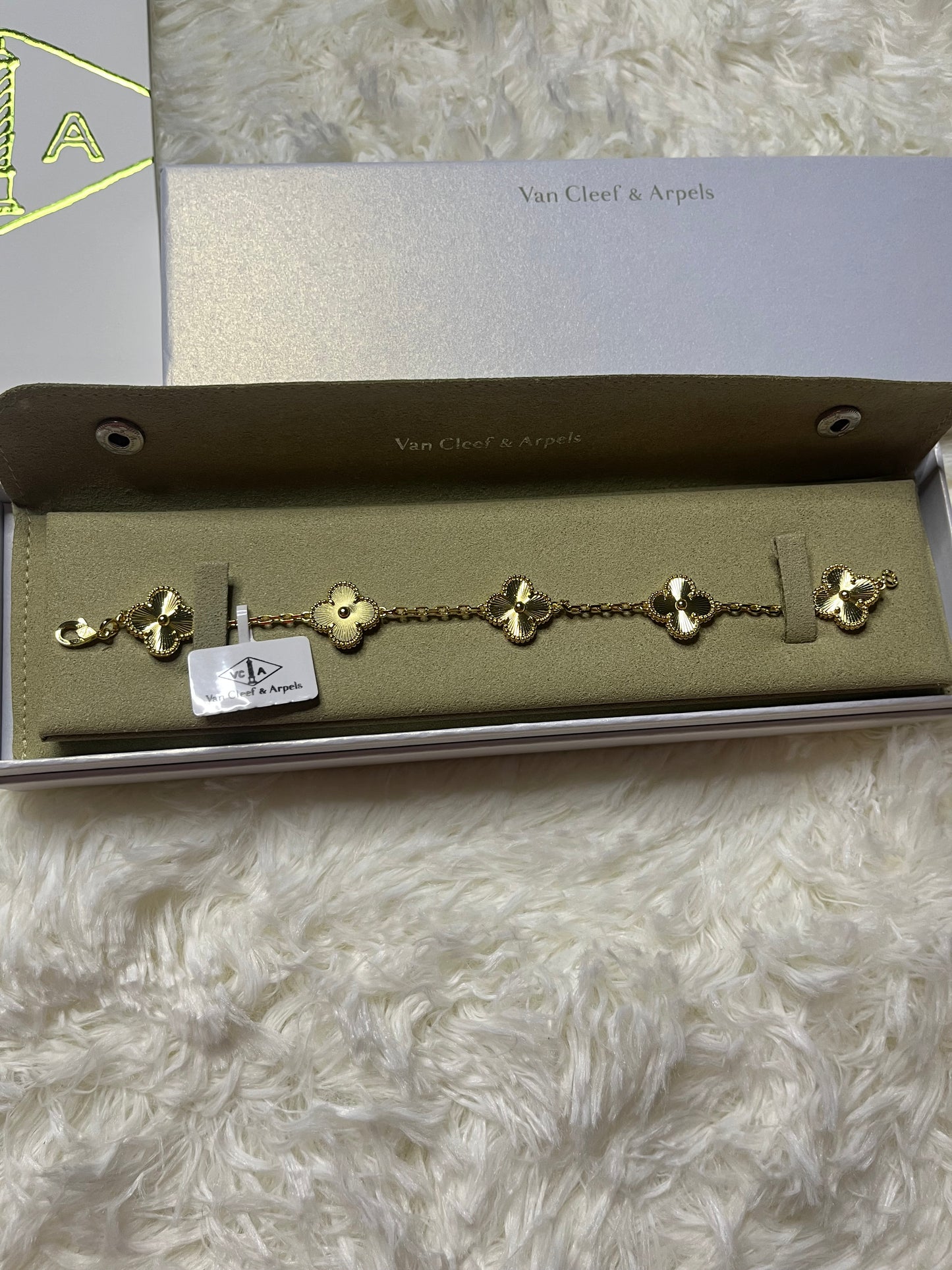 Gold 5 Clover Bracelet (pre-order)